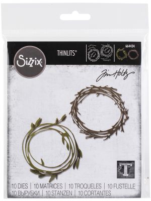 Sizzix Thinlits Dies By Tim Holtz - Funky Wreath