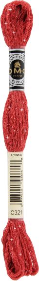 DMC 6 Strand Etoile Embroidery Floss 8.7yd Red