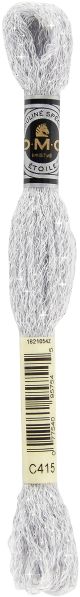 DMC 6 Strand Etoile Embroidery Floss 8.7yd Pearl Gray