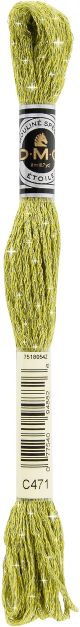 DMC 6 Strand Etoile Embroidery Floss 8.7yd Very Light Green Avocado