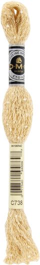 DMC 6 Strand Etoile Embroidery Floss 8.7yd Very Light Tan