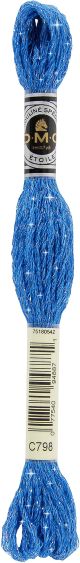 DMC 6 Strand Etoile Embroidery Floss 8.7yd Dark Delft Blue