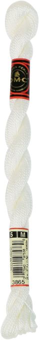 DMC Pearl Cotton Yarn Size 5 27.3yd Winter White 1 Pack of 1 Skein