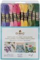 DMC Embroidery Floss Pack 8.7yd Popular Colors 36 Per Pkg