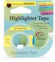 Lee Products Fluorescent Highlighter Tape .5 inch X720 inch Blue