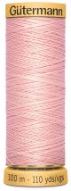 Gutermann Natural Cotton Thread 110yd Light Pink