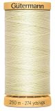 Gutermann Natural Cotton Thread 273yd Ivory