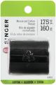 Singer Mercerized Cotton Thread 175yd Black