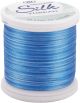 YLI Silk Variegated Thread 200m Blues