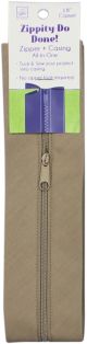 June Tailor Zippity Do Done Zipper 18 Inch Camel