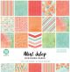 Colorbok 68lb Designer Single Sided Paper 12 inch X12 inch 50 Per Pkg Mint Julep 25 Designs 2 Each