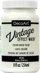 DecoArt Vintage Effect Wash Paint 8oz White
