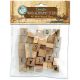 Bottle Cap Inc. Decorative Wood Alphabet Tiles 40 Per Pkg Vintage Edition Uppercase