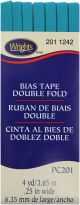 Wrights Double Fold Bias Tape .25 Inch X4yd Mediterranean