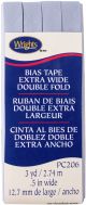 Wrights Double Fold Bias Tape .5 inch X3yd Lilac Grey
