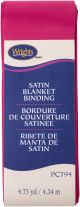 Wrights Single Fold Satin Blanket Binding 2 Inch X4.75yd Hot Magenta