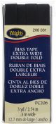 Wrights Double Fold Bias Tape .5 Inch X3yd Black