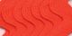Wrights Jumbo Rickrack .625 inch X2.5yd Orange