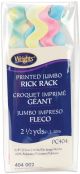 Wrights Jumbo Printed Rickrack .625 inch X2.5yd Pastel