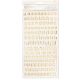 Maggie Holmes Carousel Thickers Stickers 353Per Pkg Happy AlphabetGold Mint Green Foam
