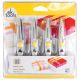 Decorative Scissors 5.5 inch 4 Per Pkg Deckle Wave Scallop and Zigzag