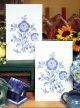 Tobin Stamped For Embroidery Kitchen Towels 17 Inch X30 Inch 2 Per Pkg Blue Rose
