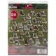 Bucilla Counted Cross Stitch Kit 2.5 inch X3 inch 30 Per Pkg More Tiny Stocking Ornaments 14 Count