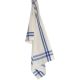 Dunroven House Cream Tea Towel 20 Inch X28 Inch Provencial Blue Stripe