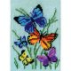 Design Works Neeedlepoint Kit 5 inch X7 inch Butterflies Galore Stitched In Yarn 1 Pack of 1 Kit