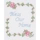 Jack Dempsey Stamped White Sampler 8 Inch X10 Inch Bless Our Home