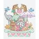 Jack Dempsey Stamped White Sampler 11 Inch X14 Inch Noahs Ark