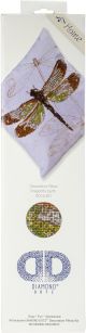 Diamond Dotz Diamond Embroidery Pillow Facet Art KitDragonfly Earth 17.5inchesX17.5inches