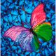Diamond Dotz Diamond Embroidery Facet Art Kit 15 inch X15 inch Flutter By Pink