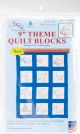 Jack Dempsey Themed Stamped White Quilt Blocks 9 inch X9 inch 12 Per Pkg Toy Vehicles
