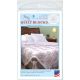 Jack Dempsey Stamped White Quilt Blocks 18 inch X18 inch 6 Per Pkg XX Lace Tulips