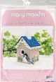 Mary Maxim Plastic Canvas Tissue Box Kit 5 inch Birdhouse 7 Count