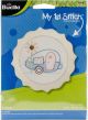 Bucilla Per My 1st Stitch Mini Stamped Embroidery Kit 4 Inch Round Camper