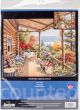 Janlynn Counted Cross Stitch Kit 16 Inch X12 Inch Log Cabin Covered Porch 14 Count