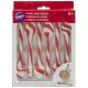 CANDY CANE FLAVORED CANDY SPOON 1 pack of 6 pieces