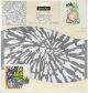 Americana Mixed Media Stencil 12 Inch X12 Inch Tie Dye