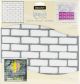 Americana Mixed Media Stencil 12 X12 Brick Wall