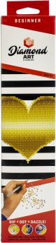 Leisure Arts Diamond Art Beginner Kit 8 Inch X8 Inch Heart