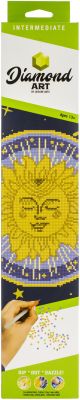 Leisure Arts Diamond Art Intermediate Kit 12inchesX12inchesSun Mandala