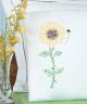 Jack Dempsey Stamped Pillowcases W White Perle Edge 2 Per Pkg Sunflower