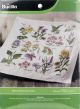 Bucilla Stamped Cross Stitch Lap Quilt Kit 45 Inch X45 Inch