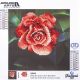 Leisure Arts Diamond Art Beginner Kit 8 Inch X8 Inch Red Rose