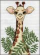 Design Works Counted Cross Stitch Kit 5 Inch X7 Inch Giraffe 14 Count