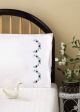 Tobin Stamped For Embroidery Pillowcase Pair 20 Inch X30 Inch Lilac Scallop