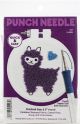 Design Works Punch Needle Kit 3.5 Inch Round Llama