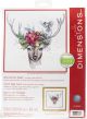 Dimensions Counted Cross Stitch Kit 12 InchX12 Inch Woodland Deer 14 Count